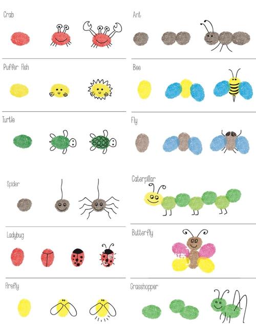 幼儿早教手指颜料游戏场景