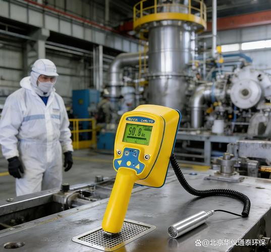 机加工车间油污覆盖的传感器探头