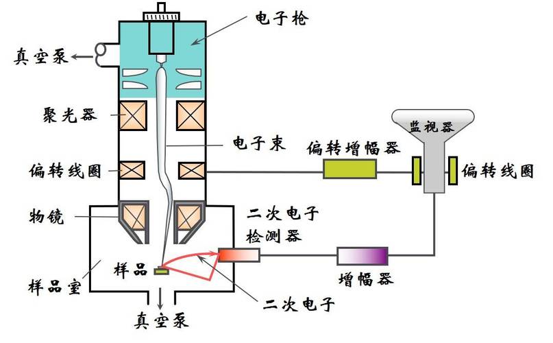 扫描电子显微镜下微机电系统结构实拍