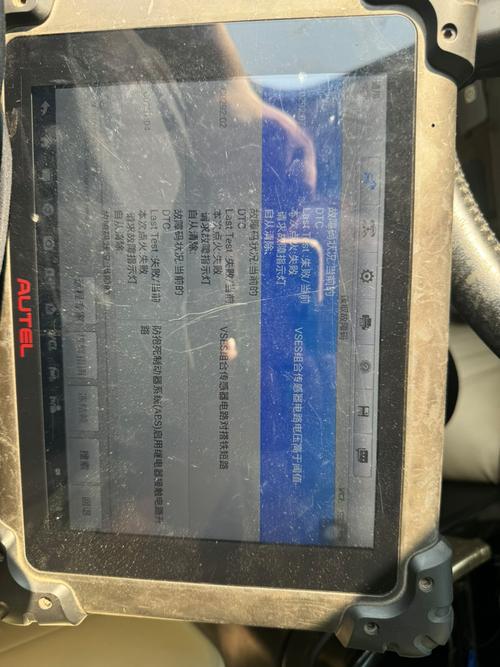 汽修厂诊断仪读取ABS轮速数据流实拍