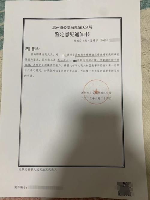 精神病人刑事责任能力司法鉴定意见书封面