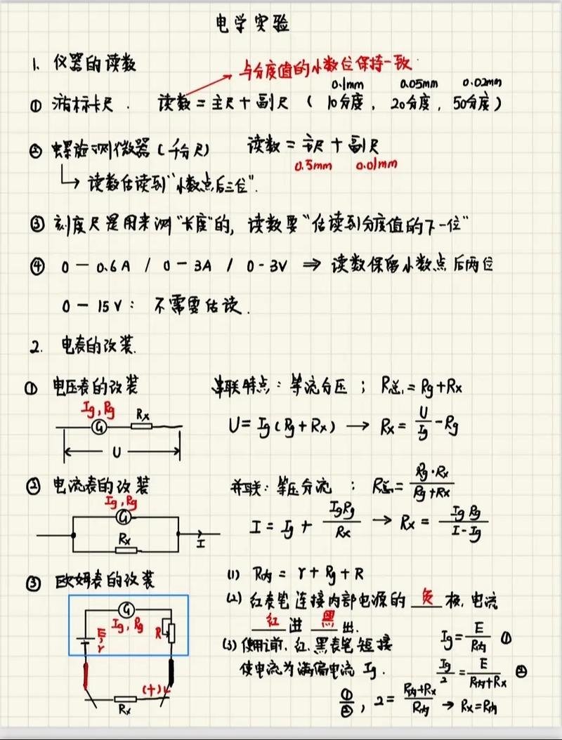 高三物理电学实验题得分策略分析表