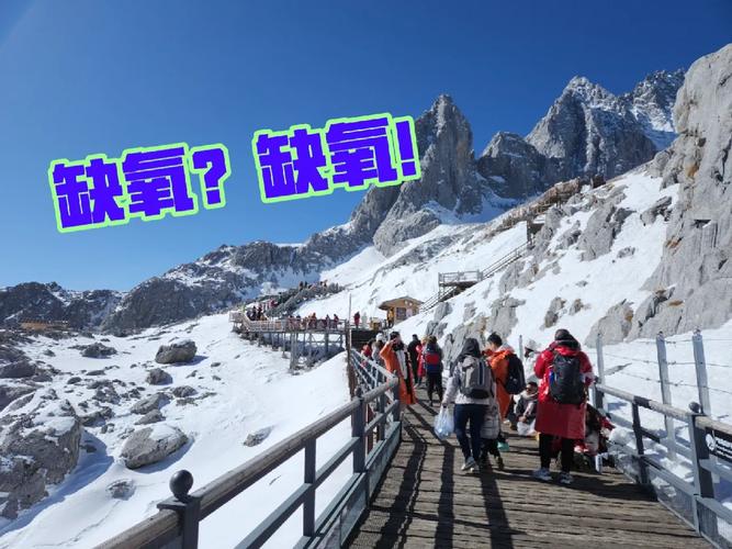 玉龙雪山冰川公园吸氧