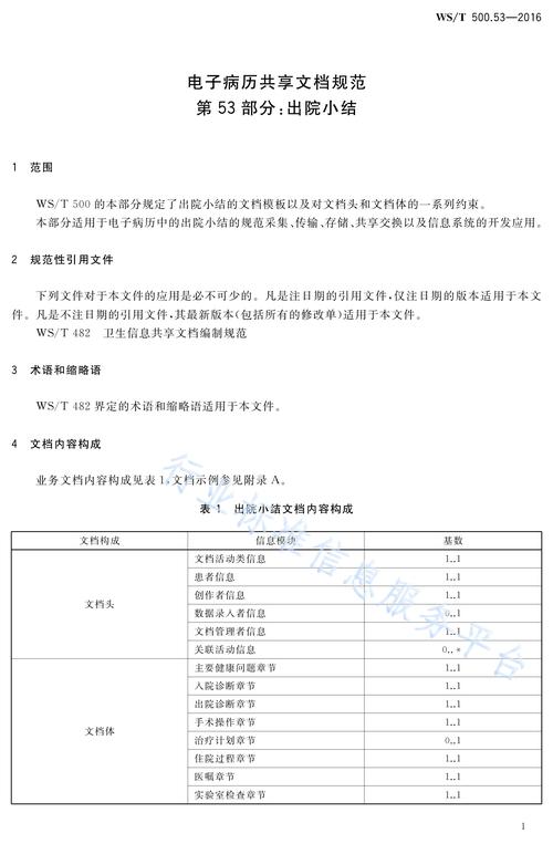 公立医院纸质出院小结样本