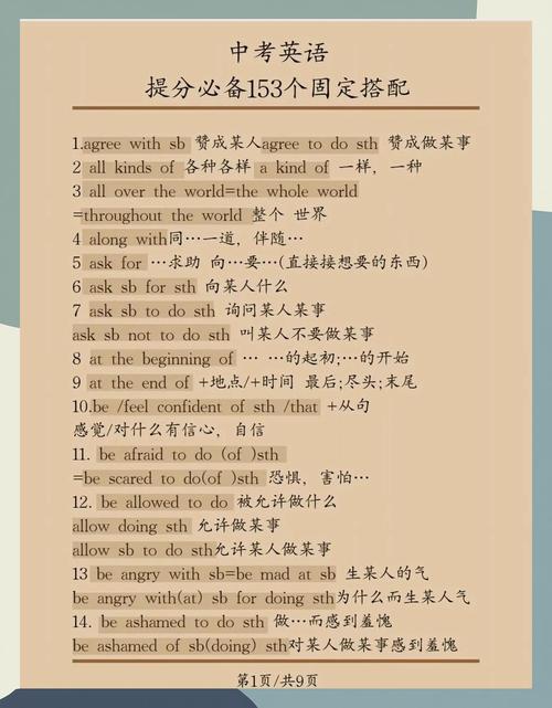 初中生面对英语单词表苦恼的固定思维场景