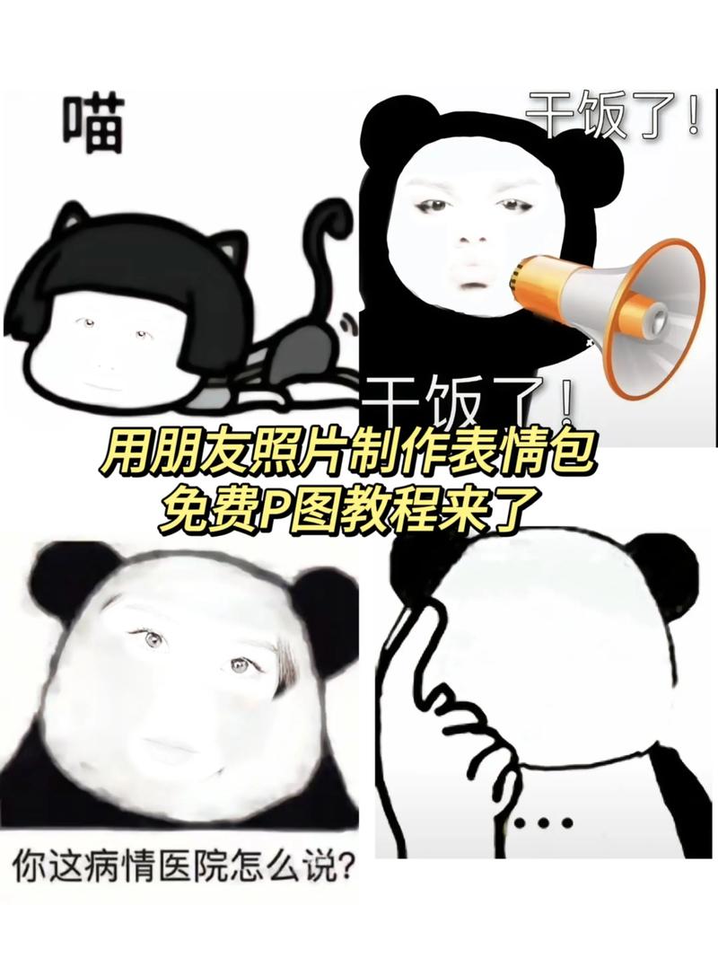 用朋友照片制作无害搞笑表情包示例