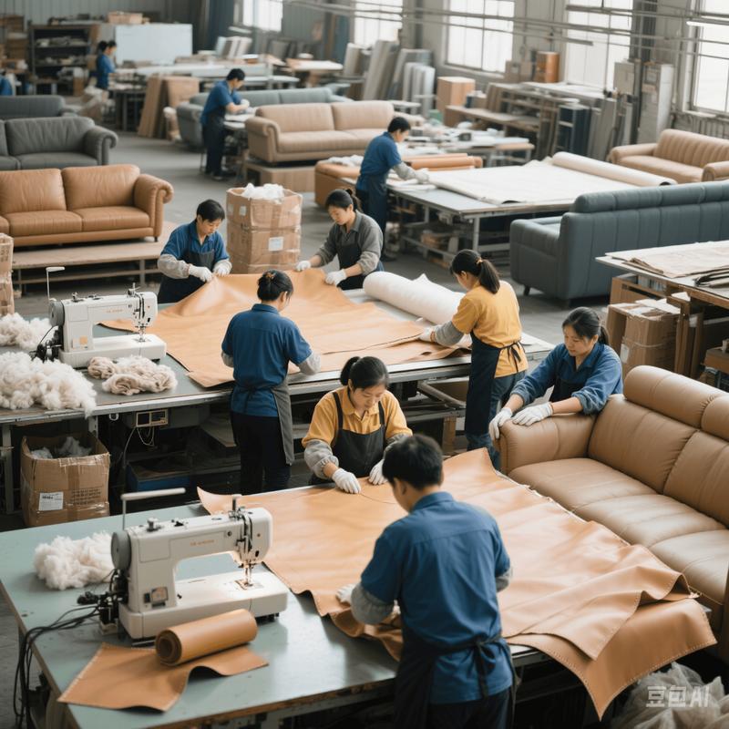沙发工厂直供定制下料车间实拍