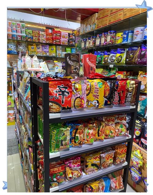 东南亚商超本土品牌商品陈列场景