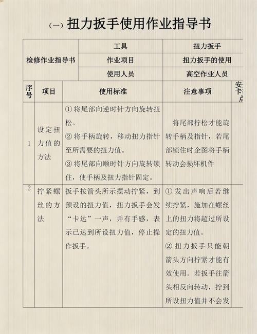 扭力扳手按维修手册设定数值的车间操作实拍