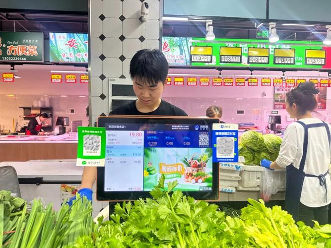 南京街头小店收银台点单码实拍
