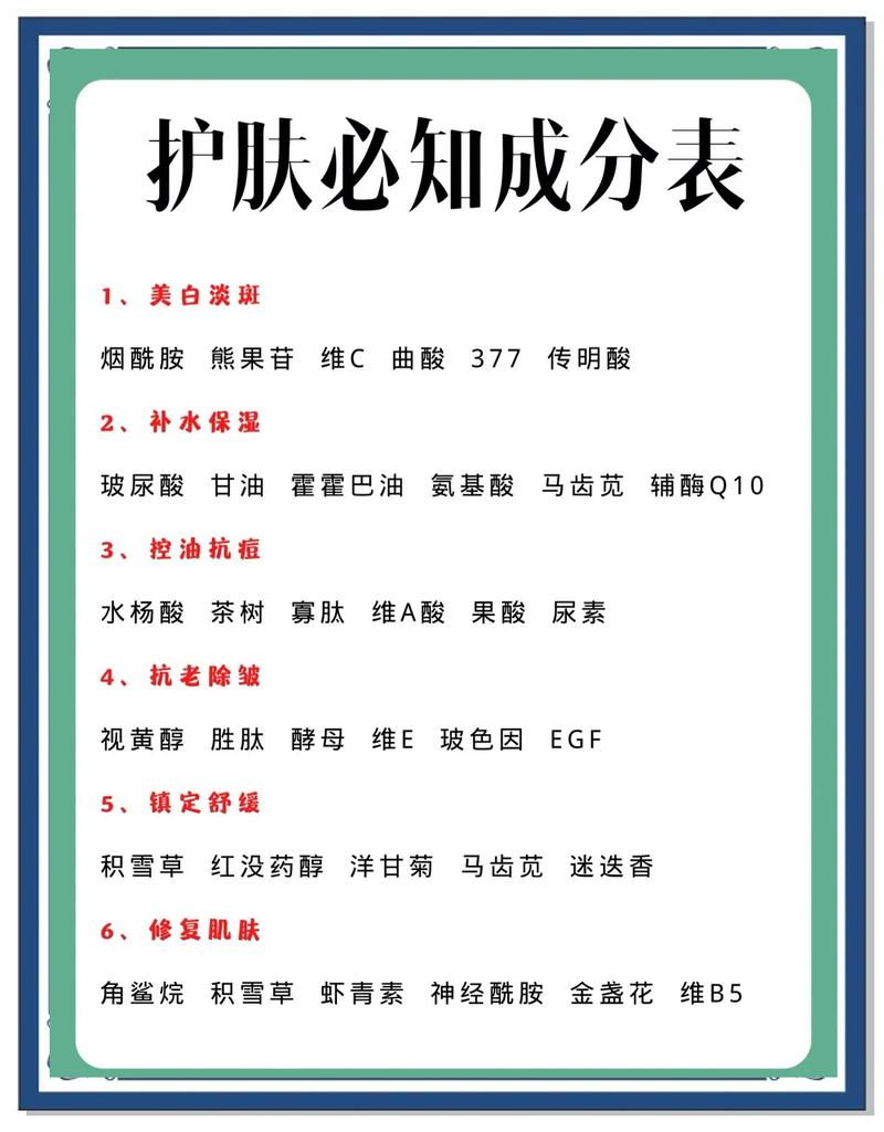 这些成分,婚前给我死死焊在护肤品里
