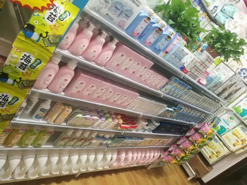 线下商超婴童洗护专区产品陈列图