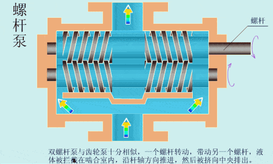 双螺杆泵工作原理动图