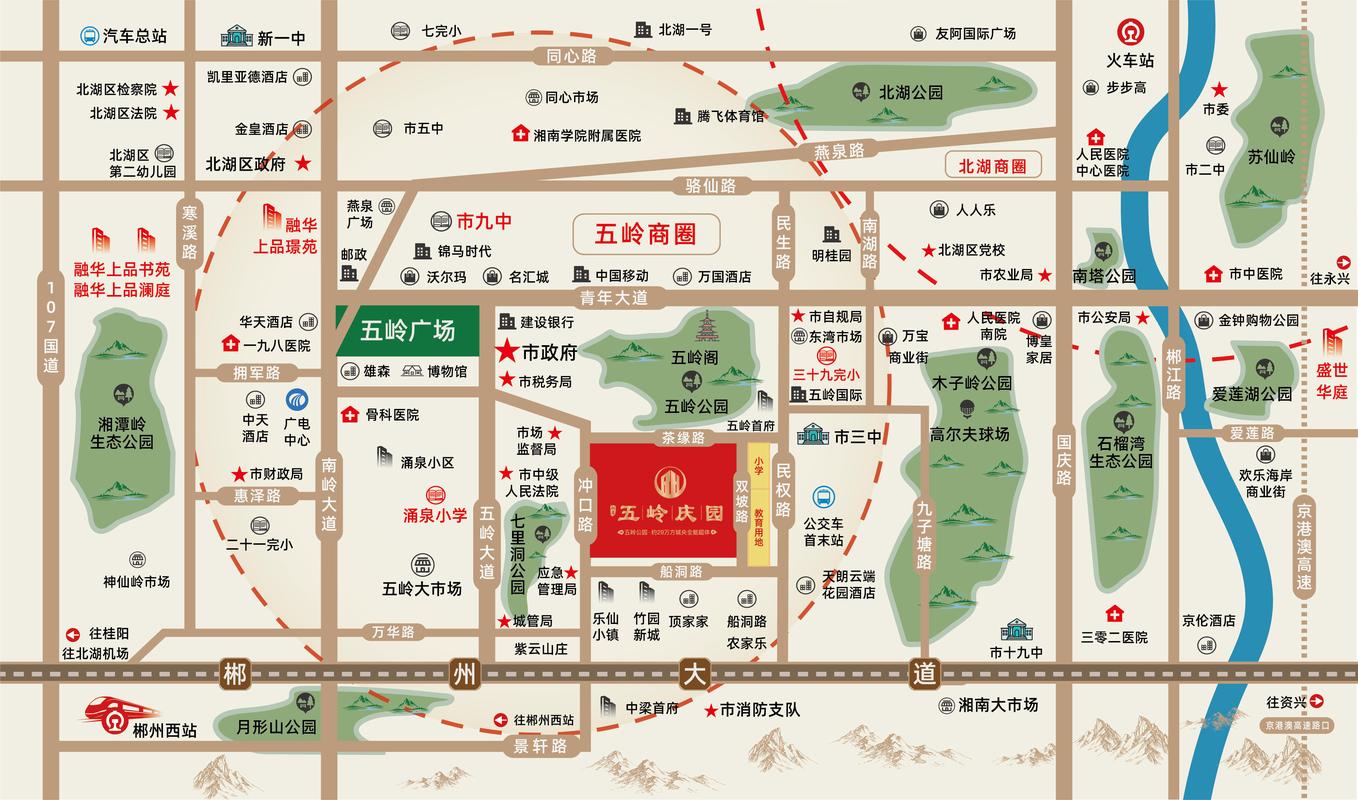 楼盘沙盘不利位置标注示意图