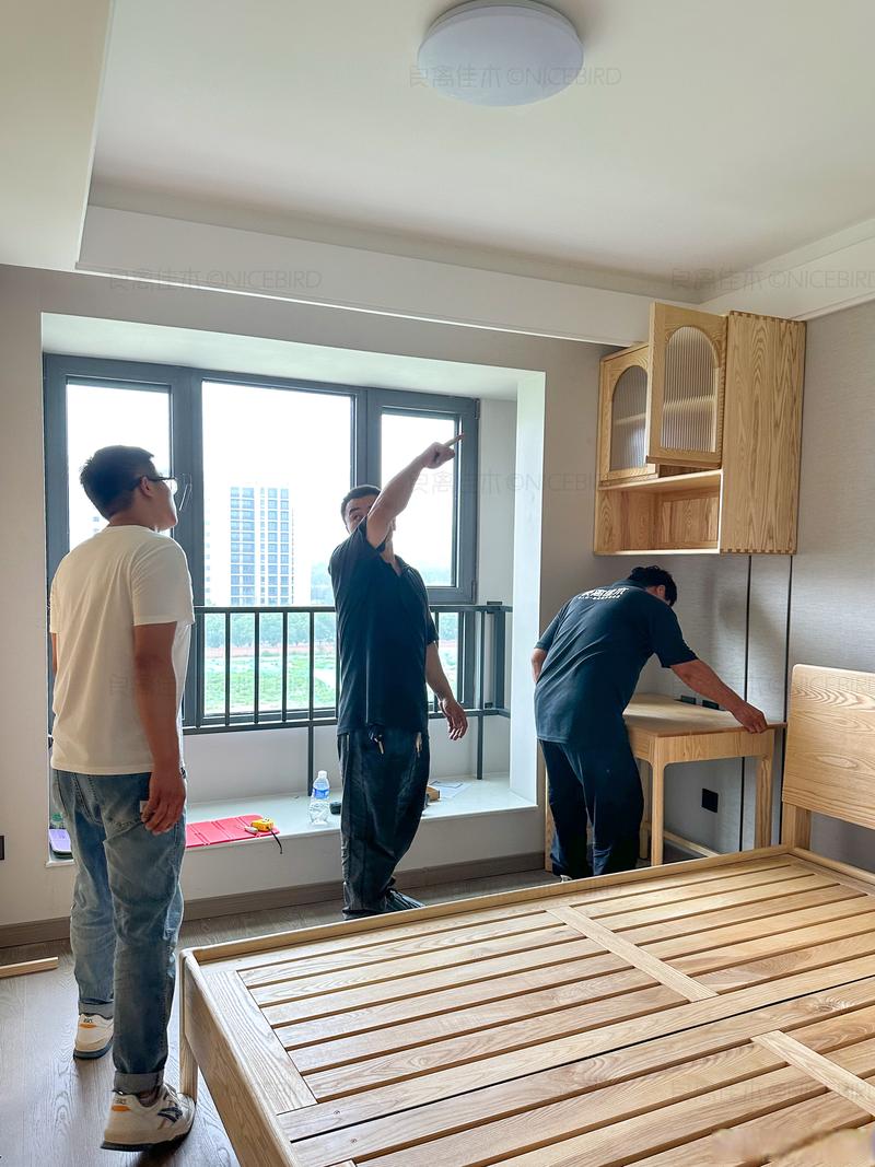 新房新家具安装完验收现场