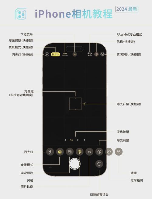 手机相机对焦曝光锁定操作界面图