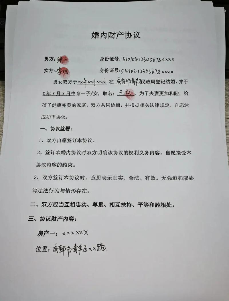 婚前财产协议公证现场照片