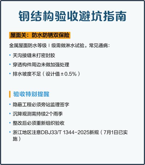 验收避坑与特别提醒