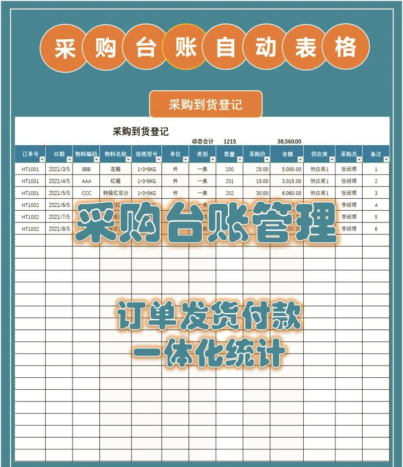 传统企业线下采购审批手写台账