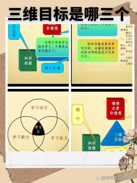 新课改三维目标过程与方法结构示意图