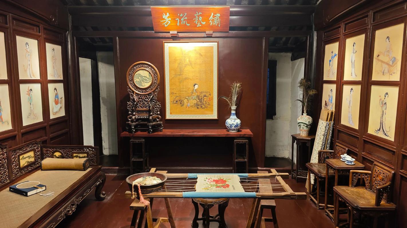 周庄沈厅走马楼木雕