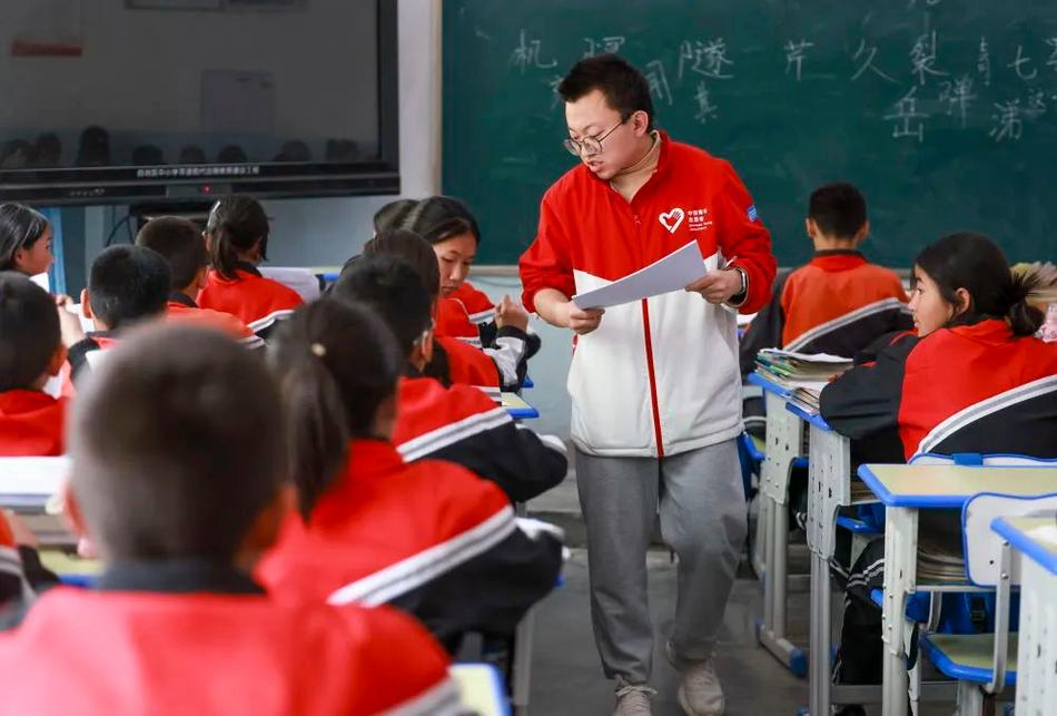 西部计划乡村教育专项支教老师课堂实拍
