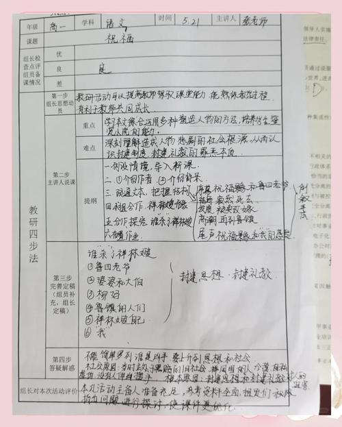新课标下教师集体备课思维碰撞