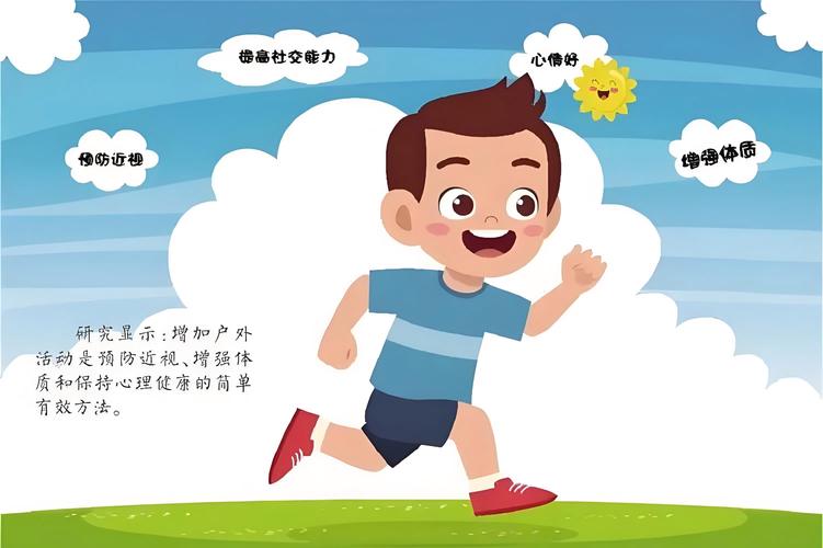 儿童每日户外透气时长参考示意图