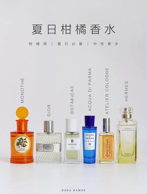 夏日清爽柑橘水生调香水推荐