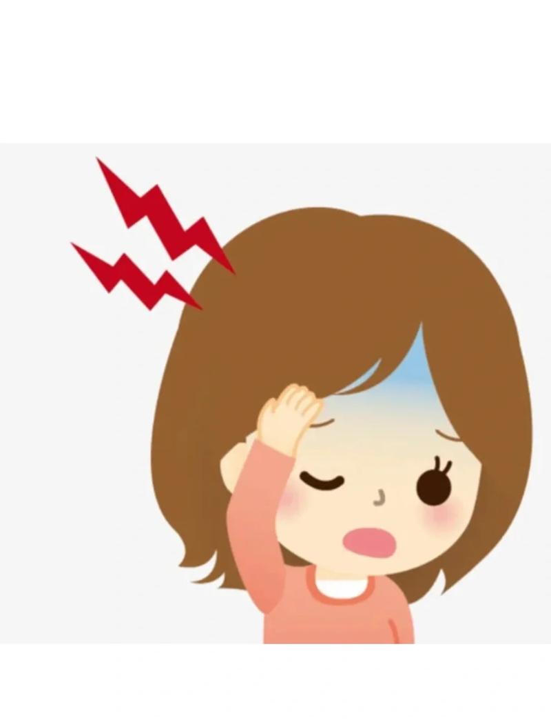 偏头痛发作前感官异常日常场景手绘