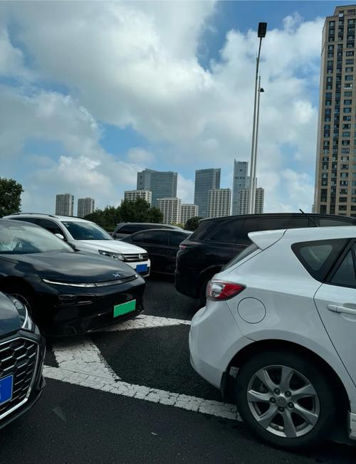 南京科技园区早高峰入园停车拥堵现场