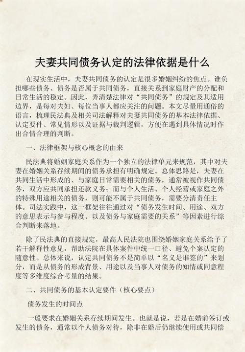 婚姻家庭法夫妻共同债务认定庭审记录表