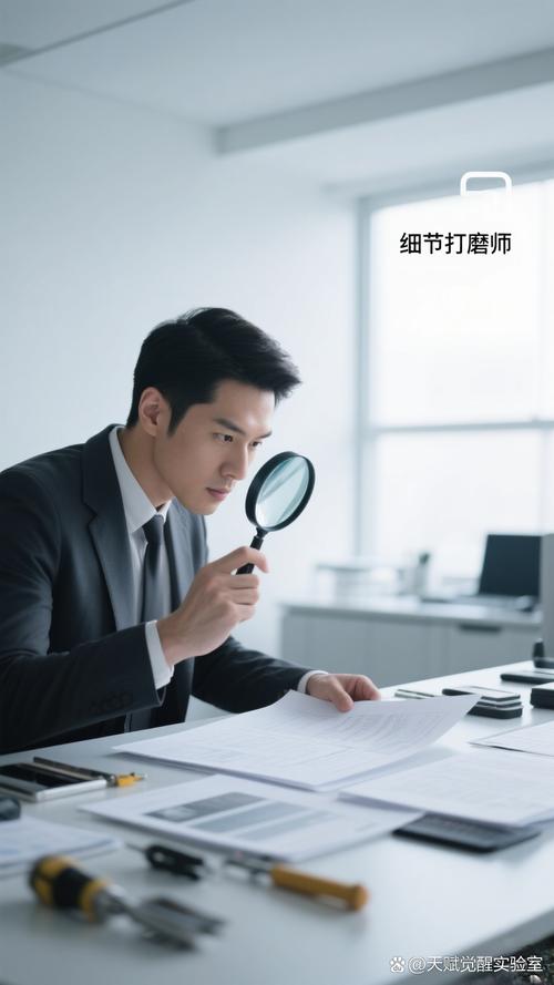 穿着正装的导师用手指点着电脑屏幕指导见习生修改方案的中景镜头