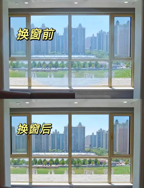 老破小窄边系统窗安装后室内采光对比图