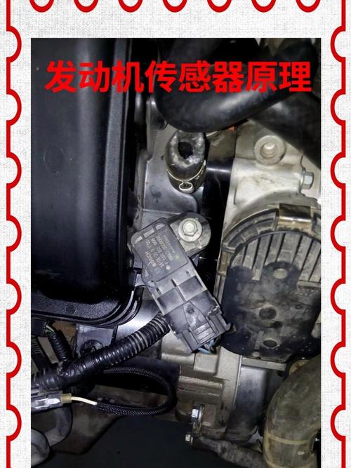 曲轴位置传感器与信号轮间隙测量实物图