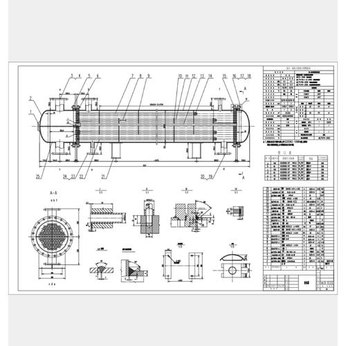 工业干燥炉余热换热器安装施工图
