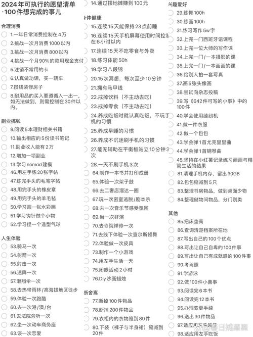 一个能直接落地的执行清单