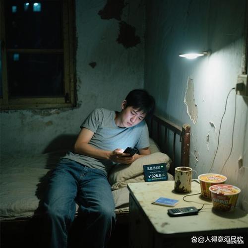 一个人坐在出租屋床上看银行余额发愁