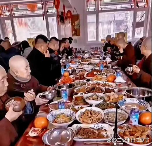帕崩卡寺的僧人食堂