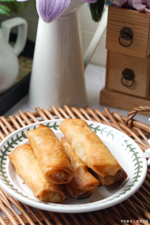 三、春卷：油脂的热传导与酥脆层形成