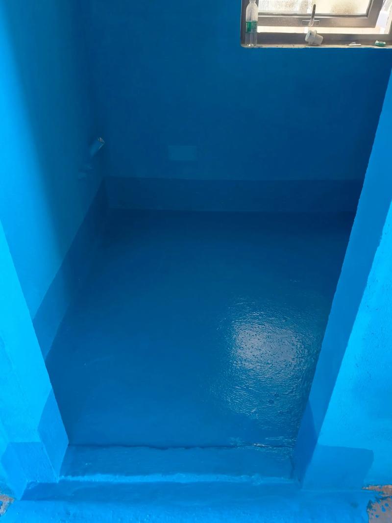 卫生间地面柔性防水涂料涂刷施工图