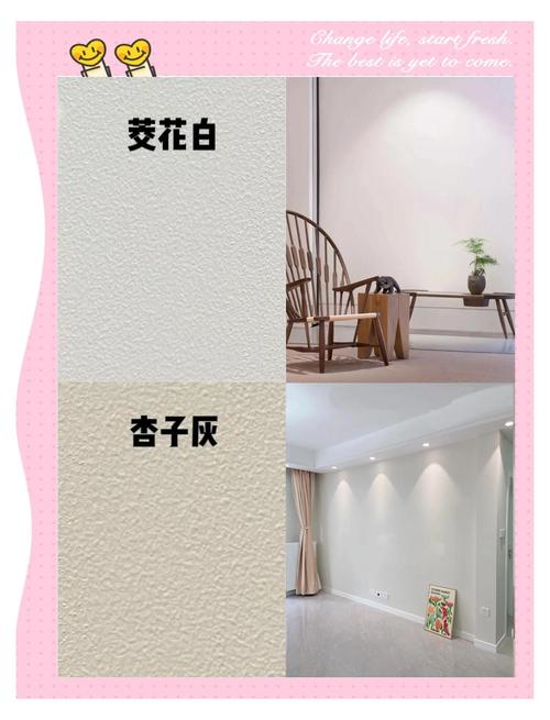 家装不同纹理涂料墙面效果对比图