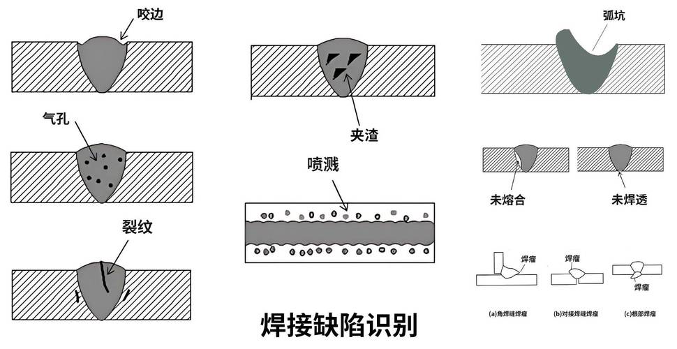 工业焊接轻微咬边应力释放示意图