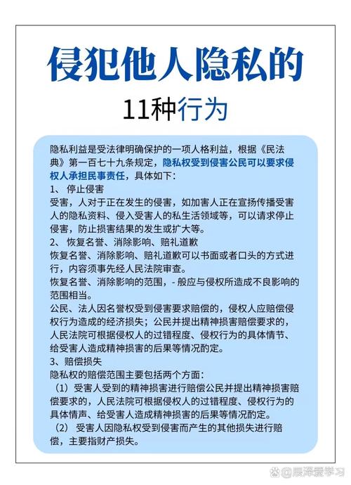 常见隐私权侵权与例外情形对比表