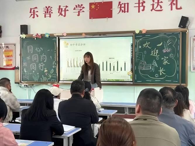 小学教室家长会布置场景