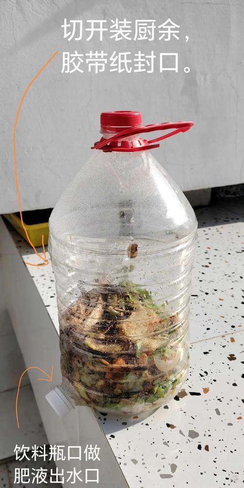 小学生翻动堆肥箱观察分解