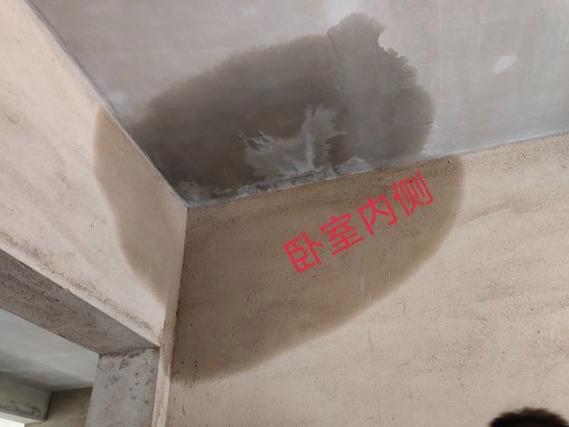 装修防水专项检查楼下天花板渗水记录现场