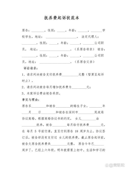 个税缴纳记录抚养费诉讼证据示例