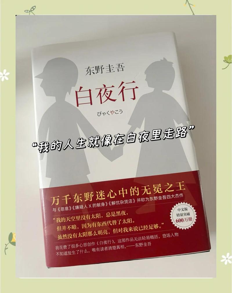 东野圭吾《白夜行》日版文库本与剧照拼贴