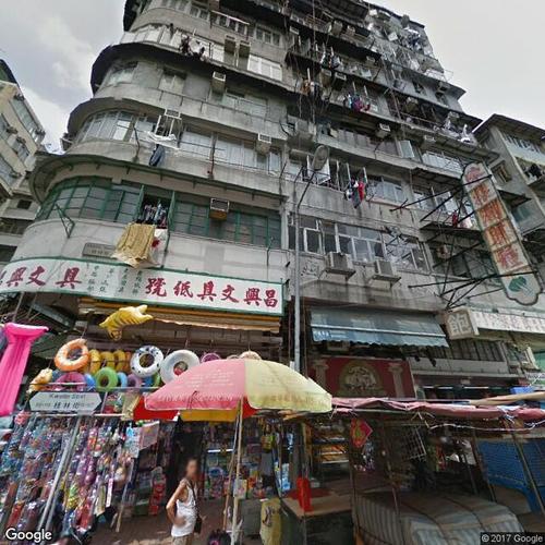 香港深水埗桂林街过街晾衣竹竿